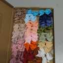 CLLOT Hair Clips for Girls - 42PCS Fully Lined Hair Bows Alligator Clips for Toddlers, Infants, Kids, 21 Color Pairs