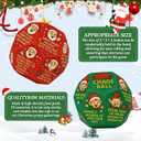 3 x Hilarious Exchange Party Game Dice, Exchange Gifts Family Game, Christmas Stocking Stuffers Gifts Exchange Dices Game, Gift Exchange Dice for Family Friends Holiday Party Supplies (Green)