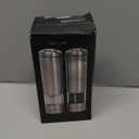 Electric Salt and Pepper Grinder (SINGLE) - Rechargeable USB-C - Stainless Steel Salt, Pepper or Spice Mill with LED Light - One Handed Operation - Adjustable Ceramic Grinders