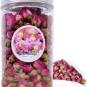 Dried Rose Buds Edible Fragrant Dried Flowers for Tea, Baking, Crafts, Potpourri - Red Rose Buds 3.5oz