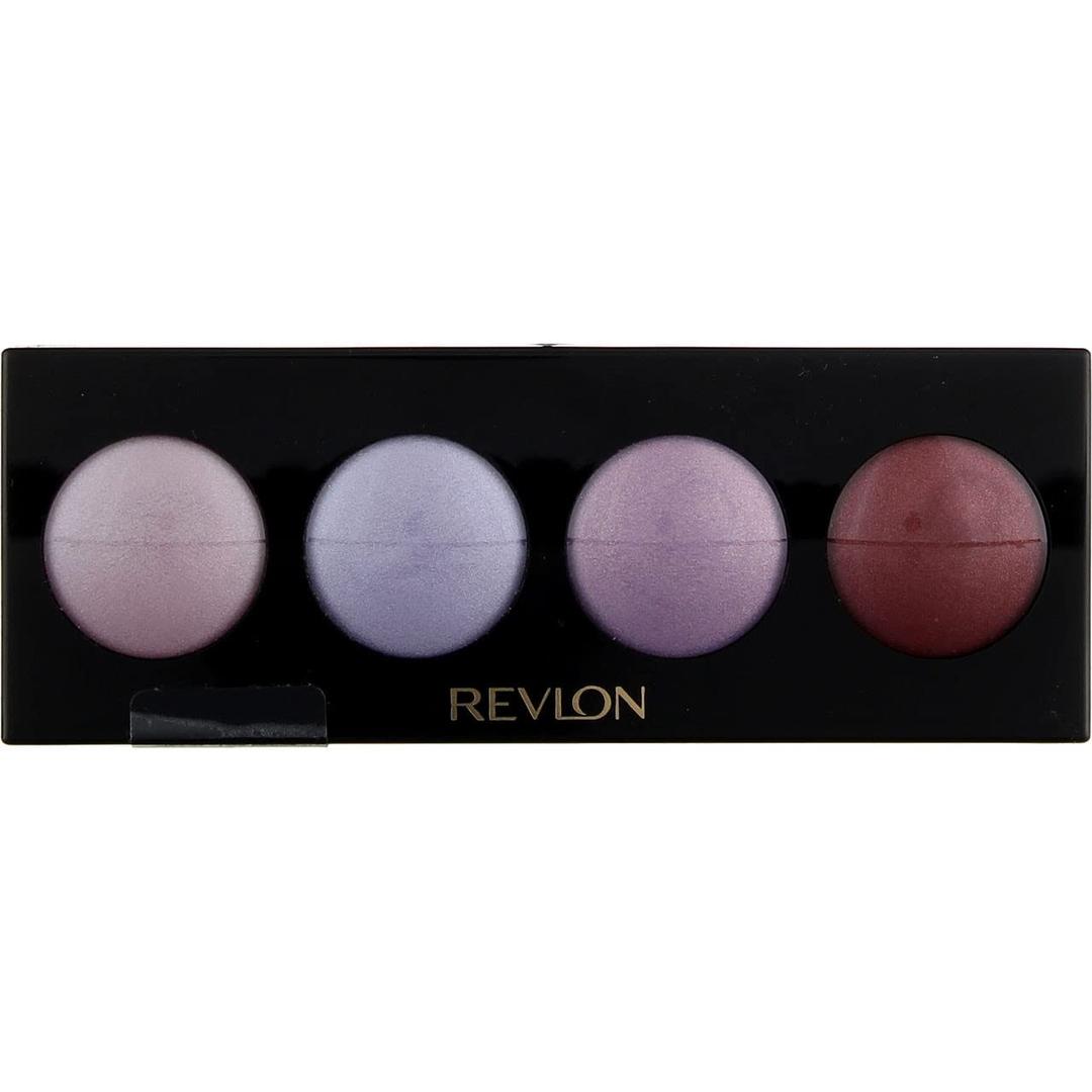 Revlon Crme Eyeshadow Palette, Illuminance Eye Makeup with Crease- Resistant Ingredients, Creamy Pigmented in Blendable Matte & Shimmer Finishes, 701 Wild Orchids, 0.12 Oz