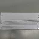 pickpiff Headband Holder Organizer Metal 2-Tier with Tray: Hair Accessories Display Stand Storage, Purse Charms Key Rings Rack Necklace Stand Home Bedroom for Girls Women, White