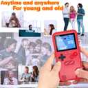 Game Case for iPhone, Retro Protective Case with Own Power Supply, 36 Small Games, Colour Display, Video Game Case for iPhone X/Xs (Red)