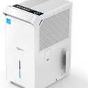 5,600 Sq.Ft Most Efficient Energy Star 2024 Dehumidifier,Vellgoo Max 120 Pint/D Compressor Dehumidifier for Basement with Drain Hose, Smart Humidity Control for Home, Large Rooms
