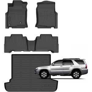 for Toyota 4runner Floor Mats 2003-2009,Car Mats for 4runner All Weather Floor Mats Cargo Liner Accessories Car Mat 2003 2004 2005 2006 2007 2008 2009
