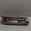 Black Shower Curtain Rod 31 to 80 Inch,1 Inch Diameter Adjustable Spring Tension Stainless Steel Telescoping Rod,Easy Install,No Rust