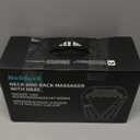 Nekteck Shiatsu Neck Massager with Heat for Pain Relief Deep Tissue, Valentines Day Gifts for Him Her Relaxation Tools, FSA Eligible Back Shoulder Kneading Massage Pillow, HSA Eligible (NOT Cordless) (Black)