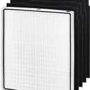 HEPA Filter Replacement for Whirlpool Whispure Air Purifier AP450 AP510 AP51030K AP51030KB AP45030K WP500 WP1000 1183054K 8171434K, Funmit 1 True HEPA Filter + 4 Activated Carbon Filter