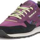 Reebok Women's Classic Leather Sneaker, Midnight Plum/Black/Grey 1, Size 8.5