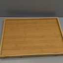 Bamboo Bed Tray Table with Foldable Legs, Breakfast Tray for Sofa, Bed, Eating, Working, Used As Laptop Desk Snack Tray by Pipishell (16.3" x 11.8" x 6", Yellow)