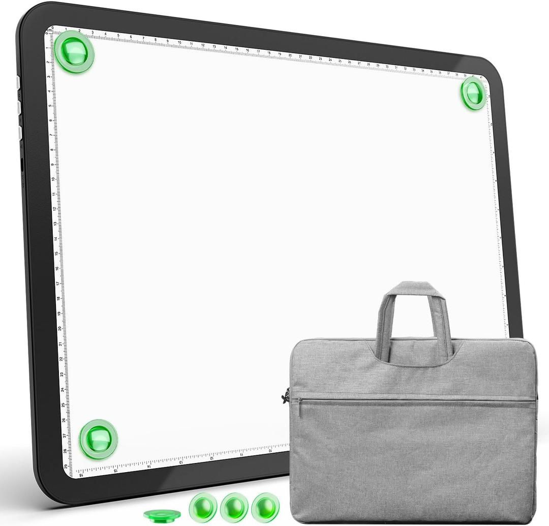 Rechargeable A3 Light pad with Bag,Bright Magnetic Light Box for tracing