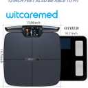 Smart Scale for Body Weight with BMI, Body Fat, Muscle Mass, 8 Electrode High Precision Bathroom Scale, Scale with App, 56 Body Composition Measurement
