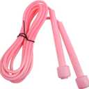 Jump rope men's and women's gym PVC jump rope adjustable fitness equipment muscle boxing MMA training (pink)