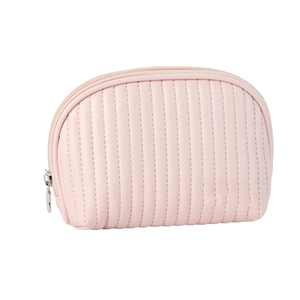 Hot Sale! Bradem Cute Makeup Bag Mini Cosmetic Pouch for Women Small Quilted Beauty Bag Handy Zipper Pouch Cosmetic Bag Cosmetic Bag A Pink, Pink