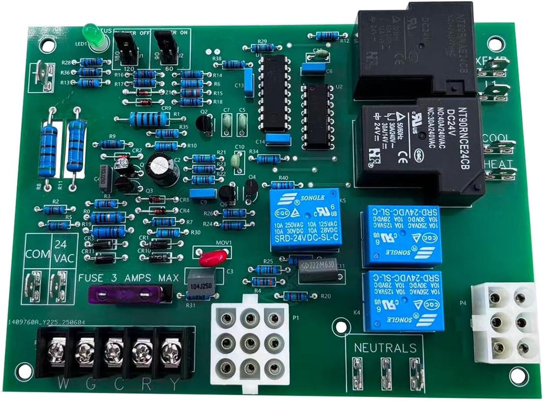 Upgraded S1-7990-319P Furnace Control Circuit Board Compatible with 7990-319P ICM2801 031-01910-000 031-01932-002