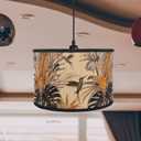 PRETYZOOM Simple Light Decor Accessories Light Lamp Shade Retro Lampshade Replacement Lamp Cover Modern Drum Lampshade Table Hanging Lamp Light Shade Lighthouse Weaving Japanese-style, 30x20cm