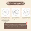 2 x Nipple Covers For Women, 2 Pairs Sticky Pasties bra, Ultra Thin Seamless Sheer Adhesive Silicone Reusable (8cm (Fits A-C Cups), Cocoa)