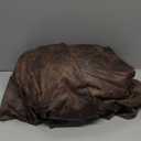 Leather Like Recliner Chair Covers Heavy Duty, 4 Pieces Lazy Boy Recliner Cover for Recliner Chair, Leather Cover for Recliner slipcovers Washable for Pets (Dark Brown) (1 Seater)