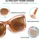 FSRTEP Reader Sunglasses 3 Pack Reading Sunglasses for women Stylis Style UV400 Full Lens Outdoor Reader Spring Hinge +3.0
