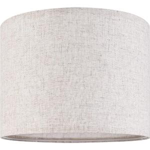 GO&SO Natural Linen Medium Drum Lamp Shades 13" Top x 13" Bottom x 10" High (Spider) Modern Beige Gray Lampshade for Table Lamps Bedside Lamps Assembly Required  By GO&SO