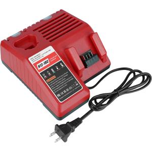 Rapid Charger Replacement for Milwaukee M18 & M12 Battery Charger | Compatible for Milwaukee M-18 M-12 48-59-1812 48-11-1815 48-11-2420 48-11-1840 12V 18V Cordless Tools Batteries