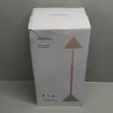 HISEEGO Metal Desk Lamp, 3000k Soft Light Modern Desk Lamp with Dimmer Switch, Adjustable Lighting with Swivel Arm Reading Lamp for Bedside Table, Office Desk, Task Light, Living Room (Gold)