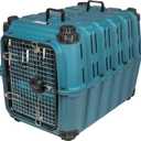 Mammoth Guardian Dog Kennel 36" Heavy Duty Travel & Outdoor Crate for Puppies, Small, Medium & Large Dogs, Secure 3 Bolt Lock, Adventure Ready for Hunting, Camping & Offroad  Lagoon Blue Kennel