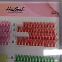 Happy Heartbeat 3D Colored Lash Clusters C Curl 312Pcs 6 Colors 10mm 12mm 14mm 16mm Mixed Faux Mink Lashes DIY Individual Lashes 40D Colorful Fluffy Eyelash Extension(40D-10-16,6 Colors-C Curl)