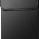 JETech Slim Laptop Sleeve for MacBook Neo (A18 Pro), MacBook Pro 14-Inch(M1-M5, 2020-2026), PU Leather Case with Magnetic Closure (Black)