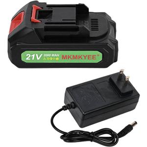 21v Lithium Battery - 2.0 Ah Battery with Charger Cord Compatible for Mini Chainsaw