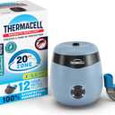 Thermacell E-Series Rechargeable Mosquito Repeller with 20 Mosquito Protection Zone; Bug Spray Alternative; Scent Free