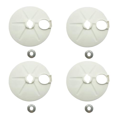 ZFZMZ Replacement Wheel Cover Assembly 127-6840 (110-1792) For 21"/22" Recycler Mowers (Pack of 4)