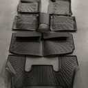 for Dodge Durango 2016-2025 2026 6 Seats Floor Mats Cargo Liner All Weather Protector Heavy Duty TPE Waterproof Anti-Slip Tech Mats for Durango 2017 2018 2019 2020 2021 2022 2023 2024 Accessories