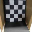 Youyole Extra Large Checkered Storage Box Truck Chest Basket with Lids