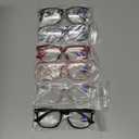 CCVOO 6 Pack Blue Light Blocking Reading Glasses, Anti Headache/Glare/Eye Strain Readers Computer Eyeglasses Women/Men (6 Pack Mix, +1.25)