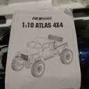 FMS Atlas 1/10 4x4 Off Road RTR Electric Trail Truck (Blue)