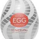 TENGA Egg Tornado Ruby, Disposable, Super-Stretchable, Pleasurable, Male Masturbation Sleeve