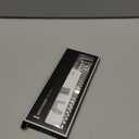 Stainless Steel Band and Case Compatible With Apple Watch  42/44/45mm (Series1-9,SE 1/2/3),Men Women Classic Classy Metal Business (Black&Silver)