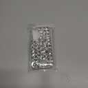 AQZBIAIOU Bling Diamond Case for Samsung Galaxy A15 5G, 3D Homemade Luxury Sparkle Crystal Rhinestone Shiny Glitter Full Clear Stones Back Phone Cover with Screen Protector -Clear White