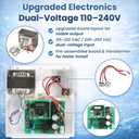 Enhanced GLX-CTL-RITE Control Unit Replacement for Hayward AQR Goldline Aqua Rite Electronic Salt Chlorine Generator, Compatible with T-CELL-3/5/9/15 Salt Cells, 110/240V Pool Salt System Controller