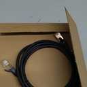 Amazon Basics RJ45 Cat 6 Ethernet Patch Cable for PC, TV, Tablet, Router, Printer, 1Gpbs Transfer Speed, Gold-Plated Connectors, 5 Foot, Black