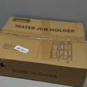 5 Gallon Water Bottle Holder for 6 Bottles, 3 Tiers Double Row Water Jug Holder, Detachable Heavy Duty Water Jug Stand, Water Jug Rack for Office, Kitchen, Garages, Restaurant, and Gym