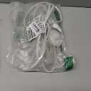 Philips Plug-in Footswitch, 9 Ft, 1-Outlet Flat Plug Extension Cord, Flat Extension Cord with Switch ON/Off, 2 Prong Extension Cord, 120V Long Extension Cord, 1 Pack, White, 1 Pack, SPS1036WF/37