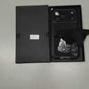 Armor Metal Case for iPhone 17 Pro Max with Tempered Glass Screen Protector, Heavy Duty Military Grade, Shockproof Dustproof Water Resistant Camera Protection Silicone Back Full Body Case Black