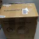 Hooded Hair Dryer, Professional Hood Dryer on Wheels, Sit Under Dryer, Standing Hair Dryer, White