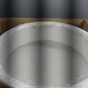 Elly Décor 23 inch Planter for Garden with Drainage, Large Round, Lightweight & Extremely Durable, Deck Indoor/Outdoor Plastic Pot, 23.6" x 21.6"x14, White