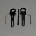 Tube Clamp Mounting Bracket, KMFCDAE Roll Bar Clamps for 1.5 Inch Tube Roll Cage Bull Bar Roof Rack LED Light Bar Mount (Adjustable, 1 Pair)