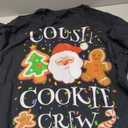 Christmas 2025 Cousin Cookie Baking Crew Squad Family Kids T-Shirt, Size 2XL