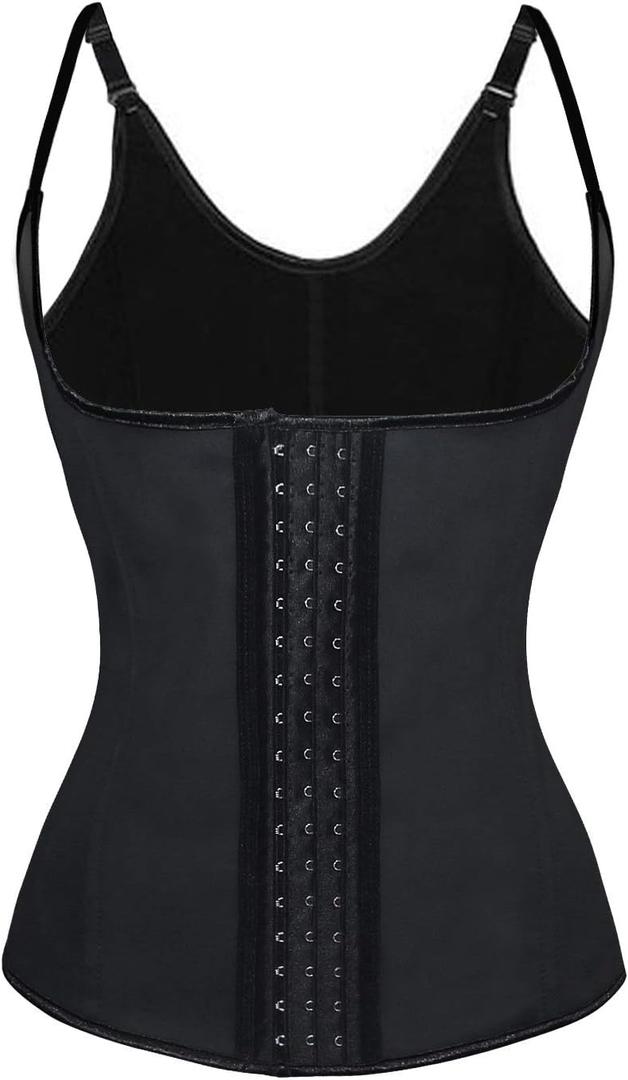 Charmian Women's Latex Underbust Waist Training Steel Boned Shapewear Corset, L