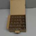 25 Pack LED C9 Clear Christmas Light Bulbs, Commercial Grade Strawberry C9 Warm White Replacement Light Bulbs, Dimmable E17 Base LED Bulbs for Outdoor Indoor Christmas String Lights Patio Decor